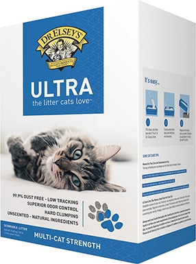 Dr. Elsey's Precious Cat Ultra Unparfümierte Katzenstreu aus klumpendem Ton