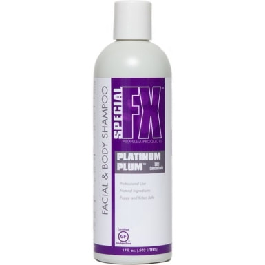 Spezielles FX Platinum Pflaumen Gesichts- und Körpershampoo für Hunde und Katzen